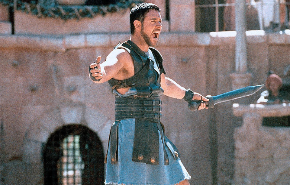 Russell Crowe as Maximus Decimus Meridius in 'Gladiator'