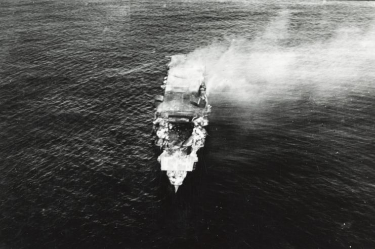 Hiryū at sea