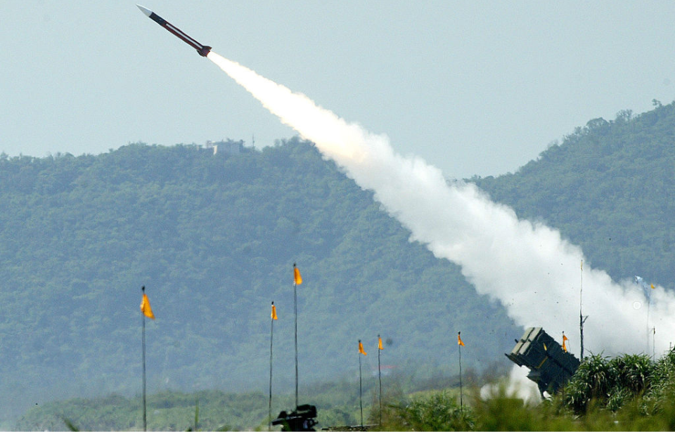 MIM-104 Patriot firing a missile