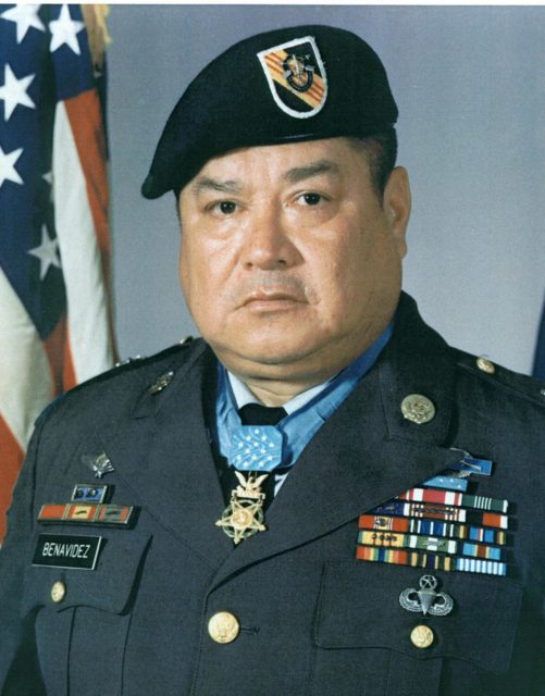 Military portrait of Roy Benavidez