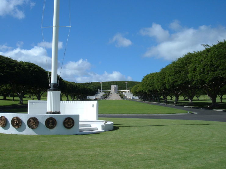 Grounds of the National Memorial Cemetery of the Pacific
