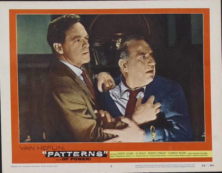 Lobby card for 'Patterns'