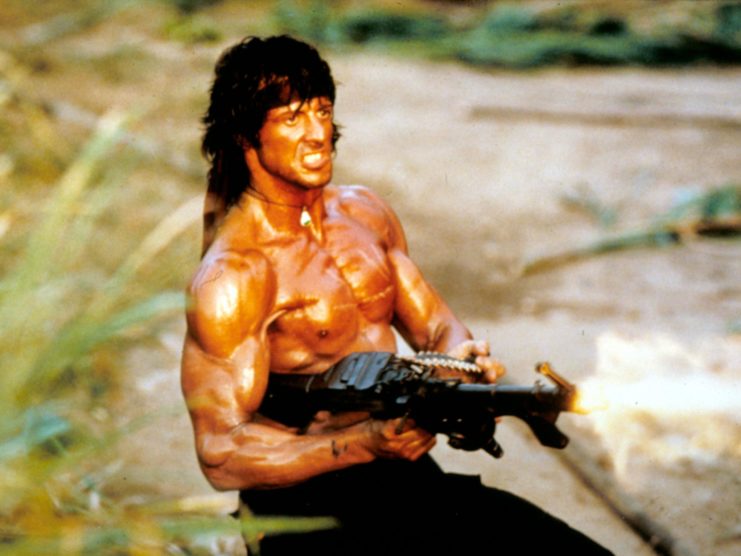 Sylvester Stallone as John J. Rambo in 'Rambo: First Blood Part II'