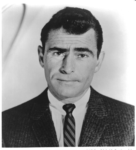 Promotional portrait of Rod Serling for 'The Twilight Zone'