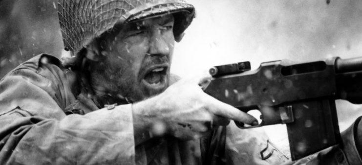 Edward Burns as Pvt. Richard Reiben in 'Saving Private Ryan'