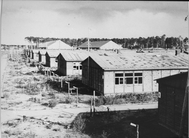 Barracks at Stutthof concentration camp