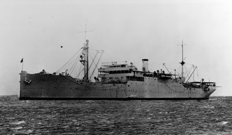 USS Antares (AKS-3) at sea