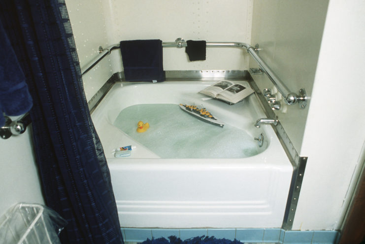 USS Iowa's (BB-61) bathtub