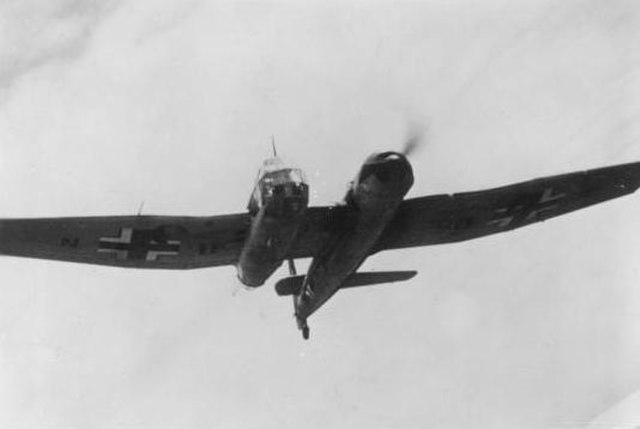 Blohm & Voss BV 141 in flight