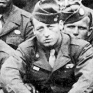 Edward "Babe" Heffron sitting with his comrades