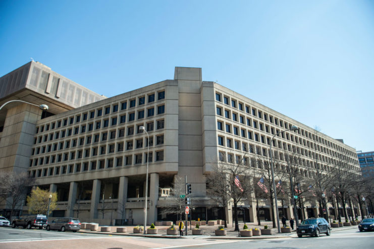 Exterior of the J. Edgar Hoover Building