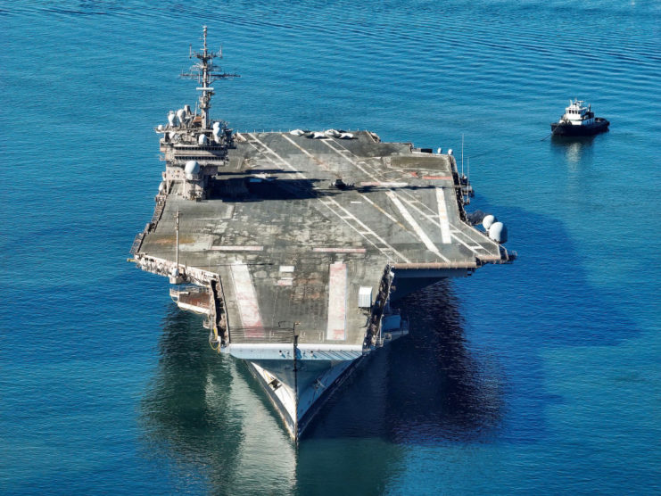 USS Kitty Hawk (CV-63) at sea