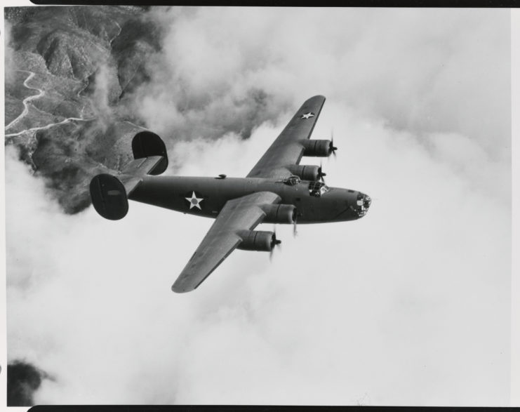 Consolidated B-24 Liberator in flight