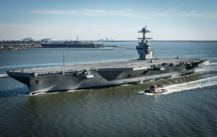 USS Gerald R. Ford (CVN-78) at sea