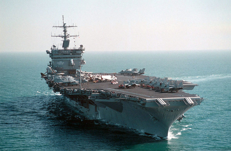 USS Enterprise (CVN-65) at sea