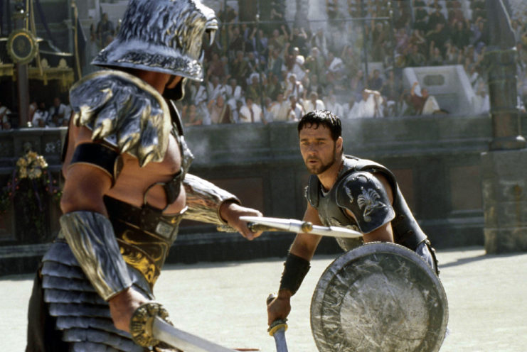 Russell Crowe as Maximus Decimus Meridius in 'Gladiator'