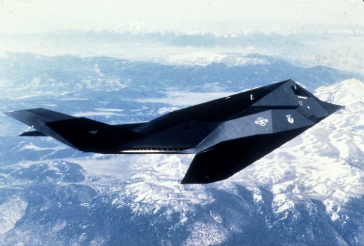 Lockheed F-117A Nighthawk in flight