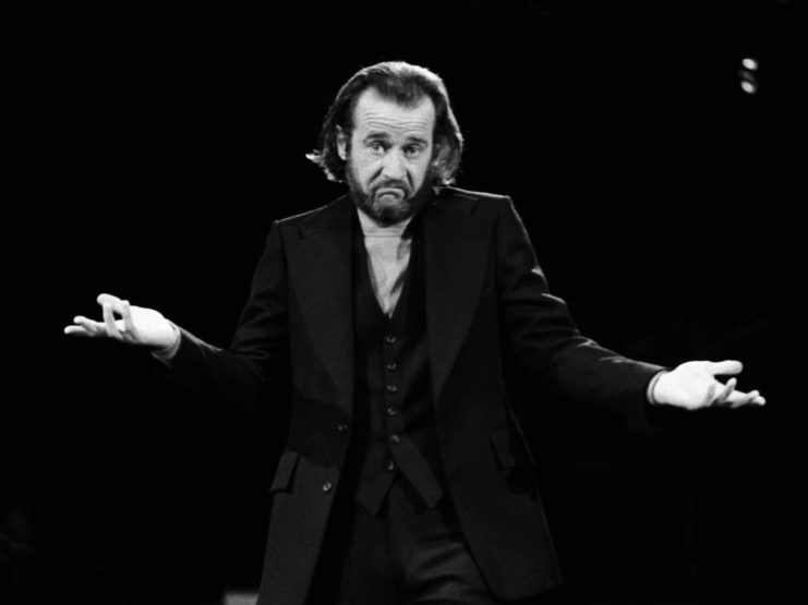 George Carlin performing on 'Saturday Night Live'