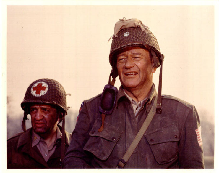John Wayne as Col. Benjamin Vandevoort in 'The Longest Day'