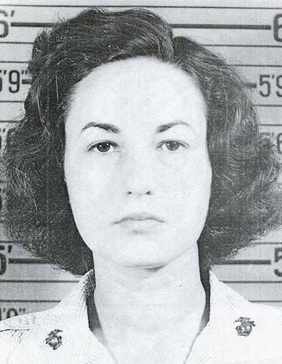 Military portrait of Bea Arthur