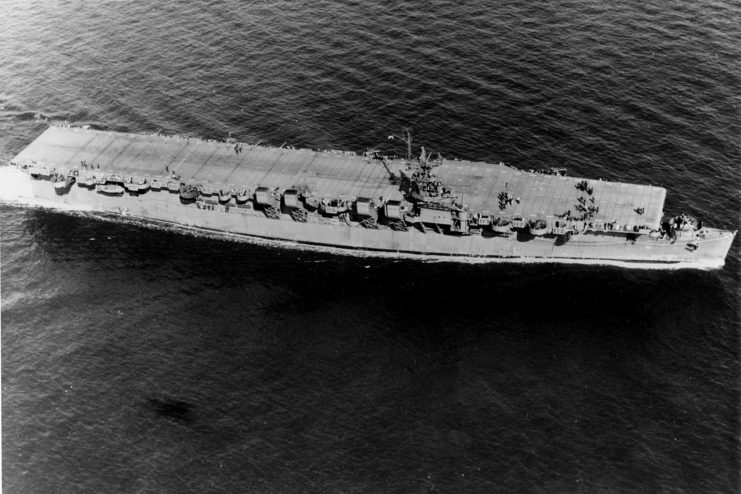 USS Independence (CV-22) at sea