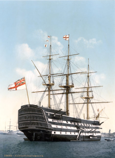 Painting of the HMS Victory