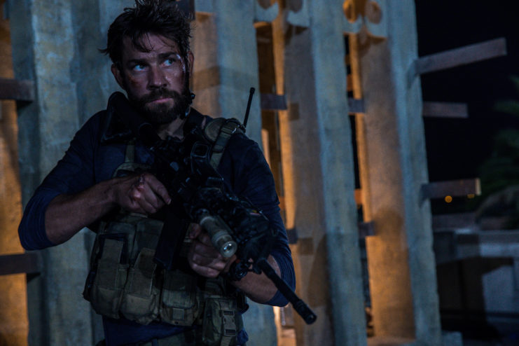 John Krasinski as Jack Silva in '13 Hours: The Secret Soldiers of Benghazi'