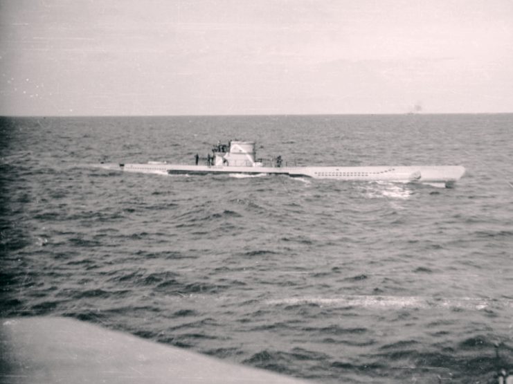 U-660 at sea