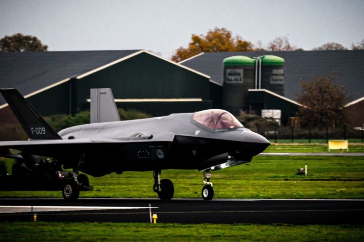 Lockheed Martin F-35 Lightning II taking off