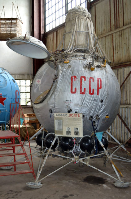 Volga high-altitude balloon on display
