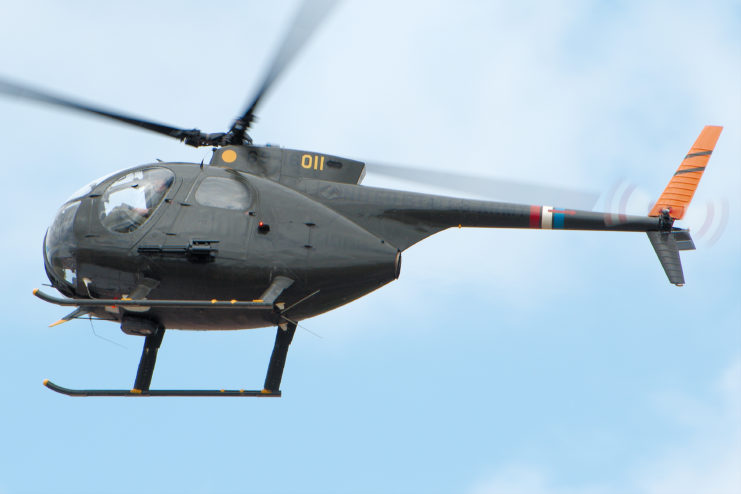 Hughes OH-6 Cayuse in flight
