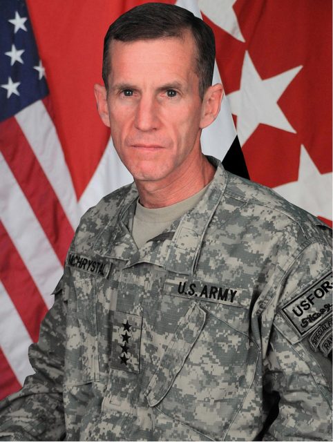 Military portrait of Lt. Gen. Stanley McChrystal