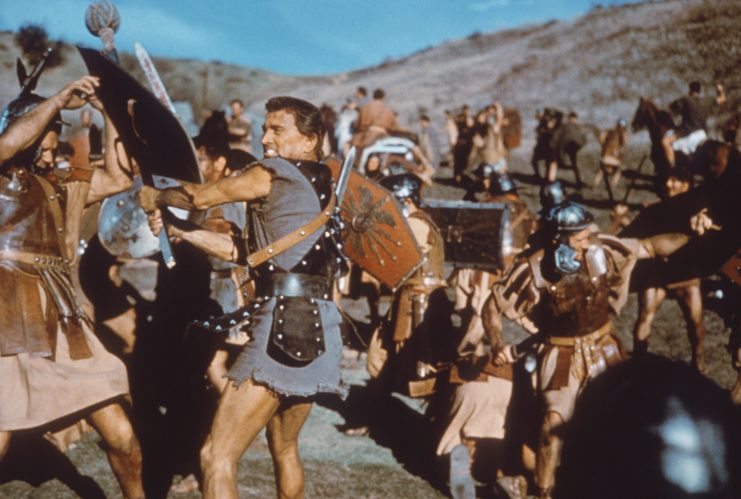 Kirk Douglas as Spartacus in 'Spartacus'