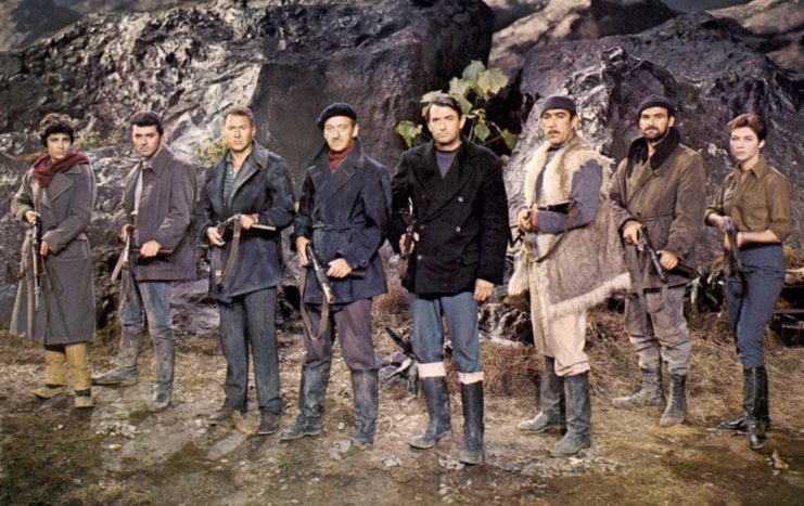 Cast of 'The Guns of Navarone'