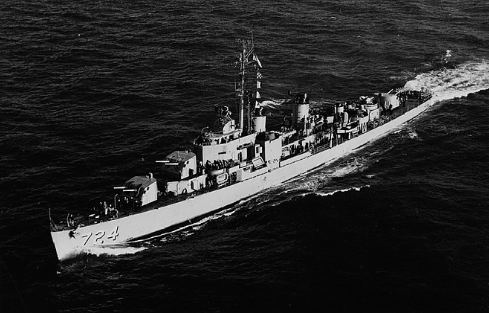USS Laffey (DD-724) at sea