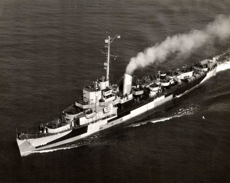 USS Slater (DE-766) at sea