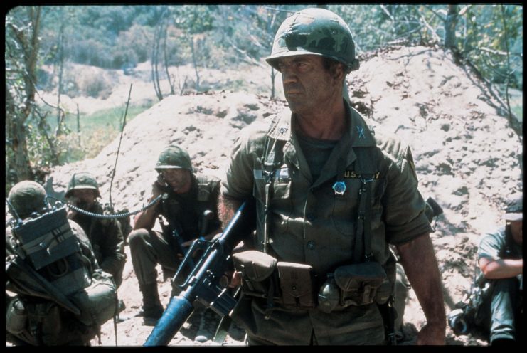 Mel Gibson as Lt. Col. Hal Moore in 'We Were Soldiers'