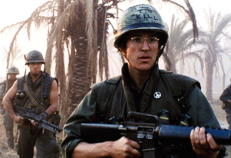 Adam Baldwin and Matthew Modine as Sgt. "Animal Mother" and Pvt. J.T. "Joker" Davis in 'Full Metal Jacket'