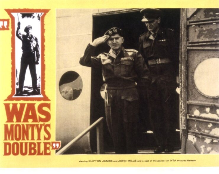 Lobby card for 'I Was Monty's Double'