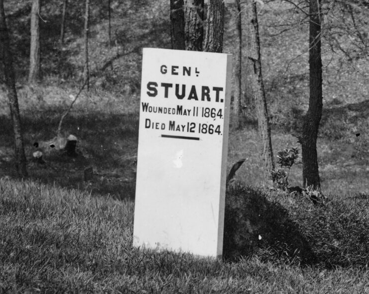 Gravestone for Confederate Gen. J.E.B. Stuart