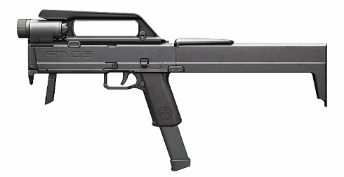 Side view of a Magpul FMG-9