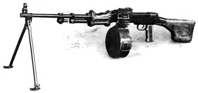 Illustration of the RPD machine gun