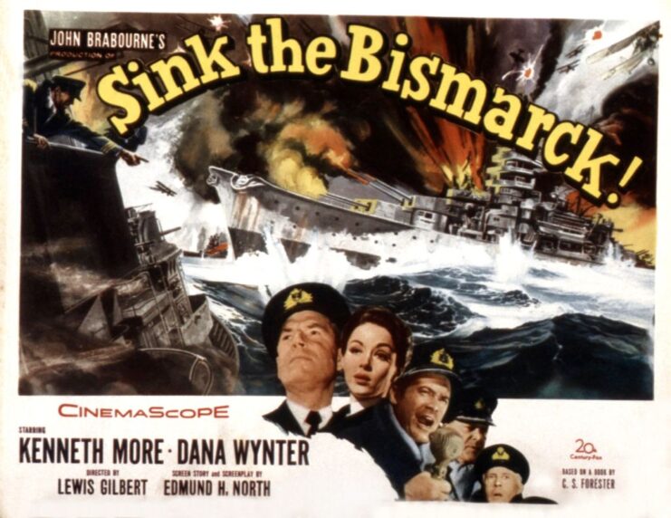 'Sink the Bismarck!' lobby card
