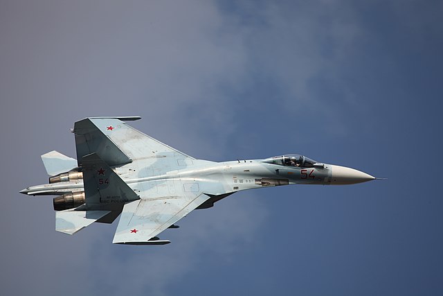Sukhoi Su-27SM3 in flight