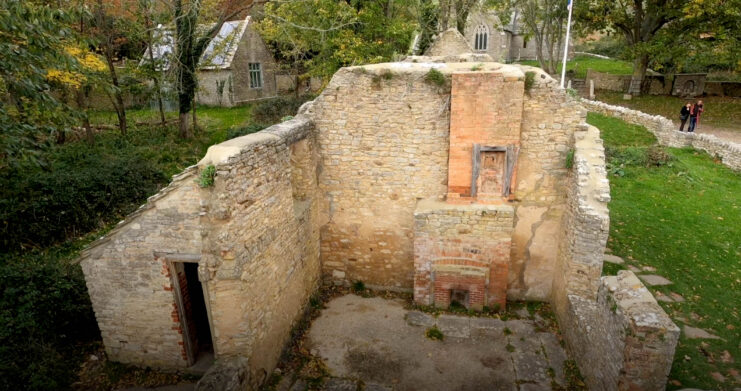 Remnants of a cottage