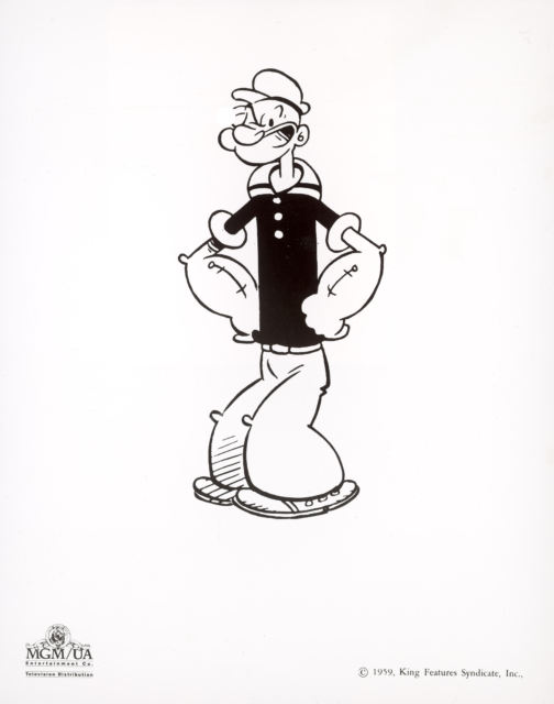 Illustration of Popeye the Sailor Man