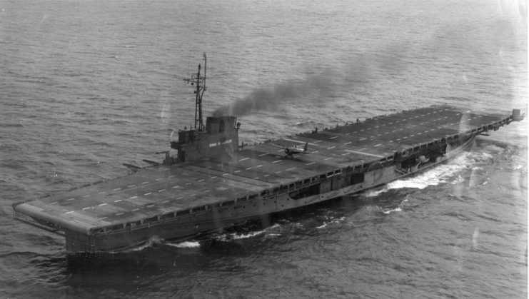 USS Sable (IX-81) sailing through Lake Michigan