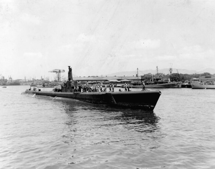 USS Tang (SS-306) at Pearl Harbor