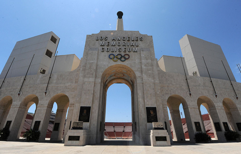 Entryway to the LA Coliseum