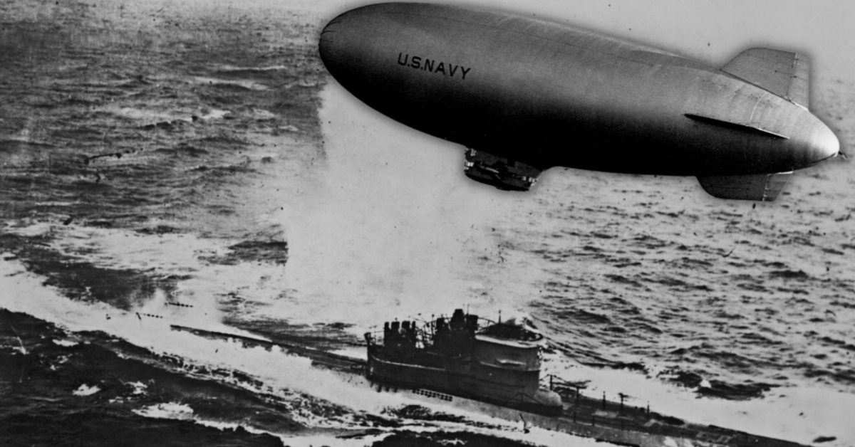 The Oddest Showdown of World War II? American Blimp vs German Uboat